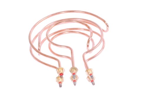 Elektromos csőfűtőbetétbetét M16 Cu destillátorhoz Ø8.1mm ~230V 2700W