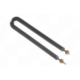   Elektromos csőfűtőbetét ipari bronz fűtőelem U Ms fogazás M14 Aisi 321 Ø8.1mm ~230V 1100W L=410mm