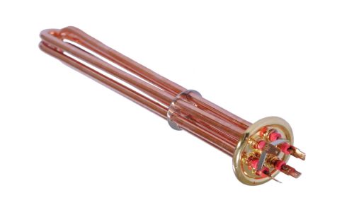 Elektromos csőfűtőbetét kazánhoz Ei Cu Ø6.5mm ~ 3x230V 4500W L=380mm