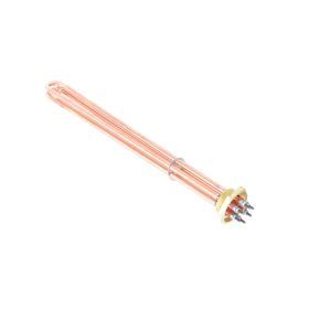   Elektromos csőfűtőbetét kazánhoz R5/4  Cu Ø8.1mm ~ 3X230V 6000W L=350mm