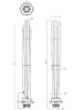 Elektromos csőfűtőbetét kazánhoz R5/4  Cu Ø8.1mm ~ 3X230V 6000W L=350mm