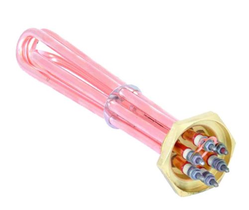 Elektromos csőfűtőbetét kazánhoz R5/4" Cu Ø8.1mm ~ 3x230V 3000W L=600mm