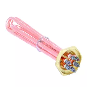   Elektromos csőfűtőbetét kazánhoz R5/4" Cu Ø8.1mm ~ 3x230V 4500W L=380mm