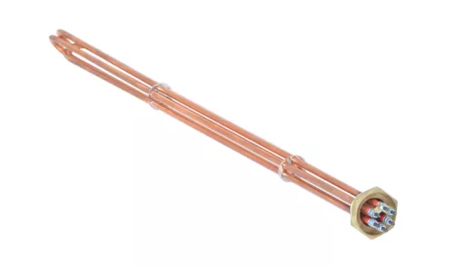 Elektromos csőfűtőbetét kazánhoz R5/4" Cu Ø8.1mm ~ 3x230V 9000W L=600mm