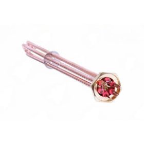   Elektromos csőfűtőbetét kazánhoz R6/4" Cu Ø8.1mm ~ 3x230V 6000W L=440mm