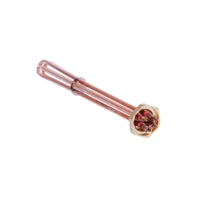   Elektromos csőfűtőbetét kazánhoz R6/4" réz Ø8.1mm ~ 3x230V 6000W L=330mm Szonda Ø10x290mm