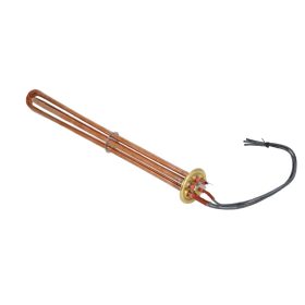   Elektromos csőfűtőbetét kazánhoz Mikoterm Cu Ø8.1mm ~ 3x230V 10000W L=700mm szilikonkábel 2.5 Lk=1000mm