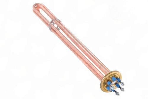 Elektromos csőfűtőbetét kazánhoz Ei FIBER Cu Ø6.5mm ~ 3x230V 6000W L=380mm