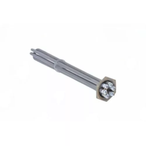Elektromos csőfűtőbetét kazánhoz R5/4" Aisi INC 800 Ø8.1mm ~ 3x230V 6000W L=380mm