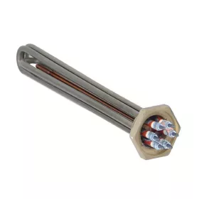   Elektromos csőfűtőbetét kazánhoz R5/4" Aisi 316L Ø8.1mm ~400V 4000W L=260mm típusú