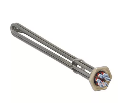 Elektromos csőfűtőbetét kazánhoz R5/4" Aisi 316L Ø8.1mm ~ 3x230V 6000W L=330mm