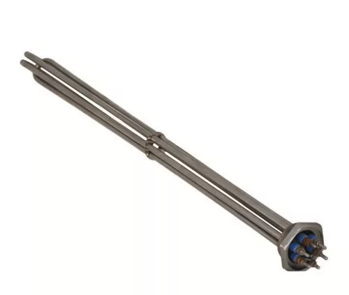 Elektromos csőfűtőbetét kazánhoz R5/4" Aisi 316L Ø8.1mm ~ 3x230V 6000W L=420mm
