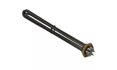 Elektromos csőfűtőbetét kazánhoz R5/4" Aisi 316L Ø8.1mm ~ 3x230V 9000W L=380mm