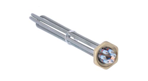 Elektromos csőfűtőbetét kazánhoz R6/4" Aisi 316L Ø8.1mm ~ 3x230V 4500W L=250mm