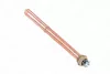 Elektromos csőfűtőbetét kazánhoz OK41 R5/4" Cu Ø8.1mm 3x~230V 9000W L=430mm klingerit tömítéssel