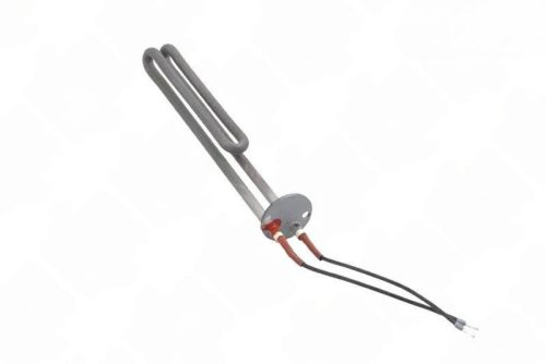 Elektromos csőfűtőbetét pelletkályhához Ø34 flansz Aisi 304 Ø6.5mm ~ 230V 350W betét Ferollihoz