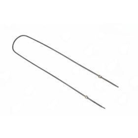   Elektromos csőfűtőbetét pékárusütőhöz U fogazott Ms M12 Aisi 304 Ø8.1mm ~ 230V 650W L=830mm