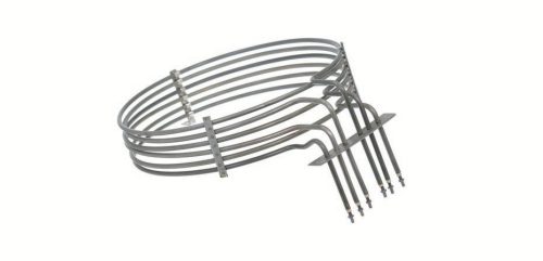 Elektromos csőfűtőbetét pékkemencéhez KÖR alakú fi 370mm Aisi 304 Ø8.1mm ~ 3x230V 9000W