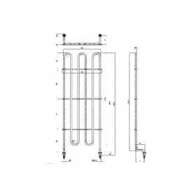   Elektromos csőfűtőbetét grillezőhöz Aisi 304 Ø8.1 mm ~230 V 3000 W