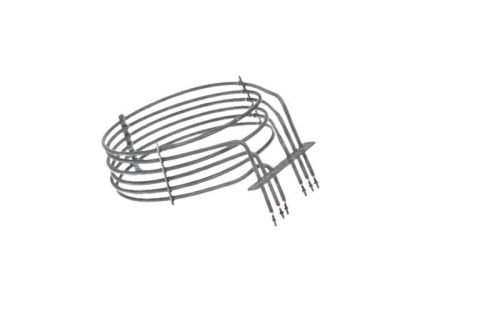 Elektromos csőfűtőbetét pék kemencékhez KÖR alakú fi 370mm Aisi 304 Ø8.1mm ~ 3x230V 10000W