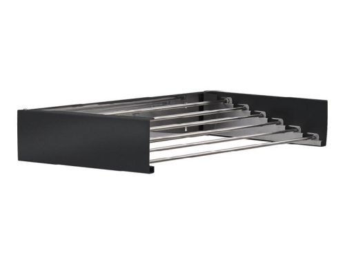 Fali szárító INOX 1000mm hosszú műanyag bevonatú antracit színű