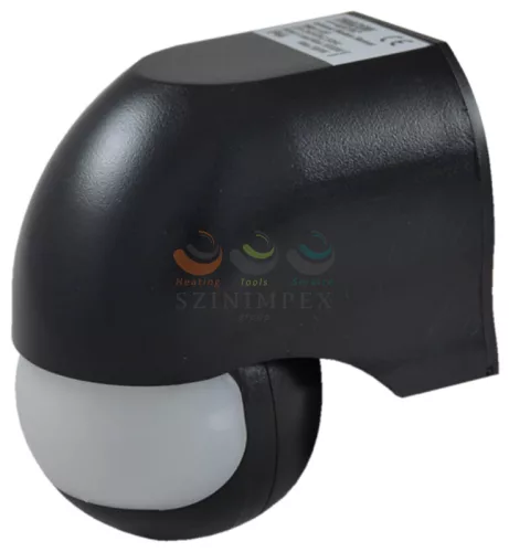 TRACON mozgásérzékelő falra 12 m/előre 180° PIR 1000 W 230 V fehér IP44 TMB-112F
