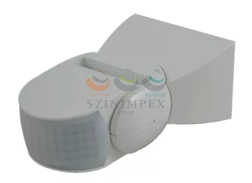 TRACON mozgásérzékelő falra 12 m/előre 180° PIR 1000 W 230 V fehér IP65 TMB-115