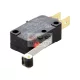 OMRON V-166-1C5 mikrokapcsoló hosszú lemezkar-görgős műanyag 1-v 4 A/AC15/230 V IP40 csúszó érintkező