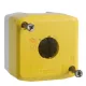 Schneider Electric harmony XALK tokozat vészleállítóhoz, sárga, üres, 1 kivágás