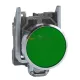 Schneider Electric harmony komplett fém nyomógomb, Ø22, visszatérő, 1NO, zöld