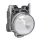 Schneider Electric harmony komplett fém LED jelzőlámpa, Ø22, 230 VAC, fehér