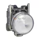 Schneider Electric harmony komplett fém LED jelzőlámpa, Ø22, 230 VAC, fehér