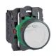 Schneider Electric harmony komplett műanyag nyomógomb, Ø22, visszatérő, 1NO+1NC, fehér
