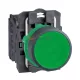 Schneider Electric harmony komplett műanyag nyomógomb, Ø22, visszatérő, 1NO, zöld