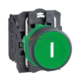   Schneider Electric harmony komplett műanyag nyomógomb, Ø22, visszatérő, 1NO, fehér, "I"