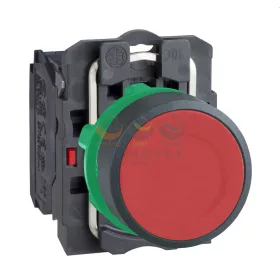   Schneider Electric harmony komplett műanyag nyomógomb, Ø22, visszatérő, 1NC, piros