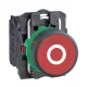 Schneider Electric harmony komplett műanyag nyomógomb, Ø22, visszatérő, 1NC, piros, "O"