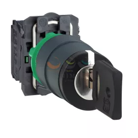   Schneider Electric harmony komplett műanyag kapcsoló, Ø22, 455 kulcsos, 3 állású, 2NO