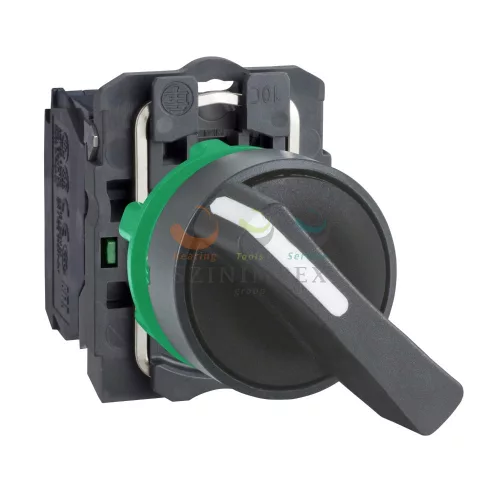 Schneider Electric harmony komplett műanyag választókapcsoló, Ø22, meghosszabbított fogantyú, 2 állású, 1NO
