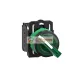 Schneider Electric harmony komplett műanyag LED világító választókapcsoló, Ø22, 2 állású, 24 V, 1NO+1NC, zöld
