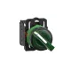Schneider Electric harmony komplett műanyag LED világító választókapcsoló, Ø22, 2 állású, 230 VAC, 1NO+1NC, zöld
