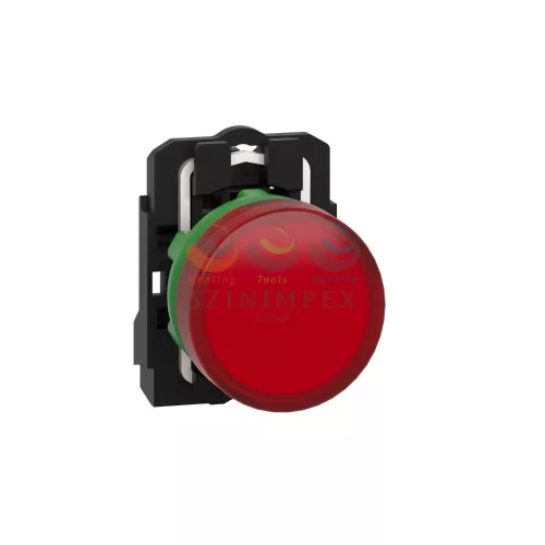 Schneider Electric harmony komplett műanyag LED jelzőlámpa, Ø22, 24 VAC/DC, piros