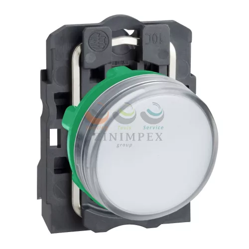 Schneider Electric harmony komplett műanyag LED jelzőlámpa, Ø22, 230 VAC, fehér