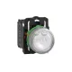 Schneider Electric harmony komplett műanyag LED világító nyomógomb, Ø22, visszatérő, 1NO+1NC, 24 VAC/DC, fehér