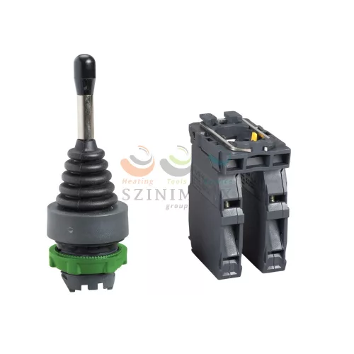 Schneider Electric harmony XD5 komplett műanyag joystick, Ø22, 4 irányú, visszatérő, 1NO irányonként, csavaros csatlakozás