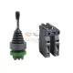 Schneider Electric harmony XD5 komplett műanyag joystick, Ø22, 4 irányú, visszatérő, 1NO irányonként, csavaros csatlakozás