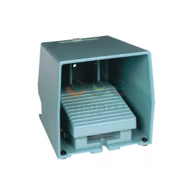   Schneider Electric harmony XPE lábkapcsoló, 1 fokozatú, 1NO+1NC, védőtetővel, fém, kék