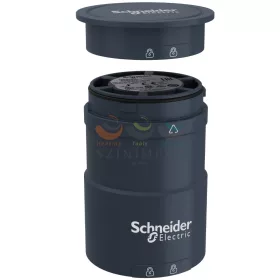   Schneider Electric harmony XVU Ø60 fényoszlop alapegység, fekete, fedéllel, 24 VAC/DC
