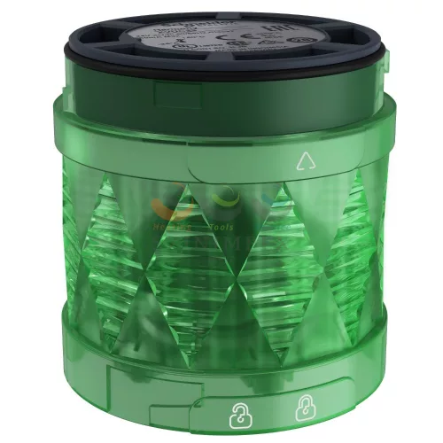 Schneider Electric harmony XVU Ø60 fényoszlop LED-es folyamatos fényű világító egység, zöld