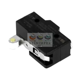   OMRON mikrokapcsoló rövid lemezkar-görgős műanyag 1-ny 1-z 15 A/AC15/230 V IP00 Z-15GW22-B OMI